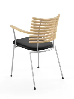 Tiger Armstol, sort læder fra<Naver Collection New