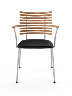 Tiger Armstol, sort læder fra<Naver Collection New