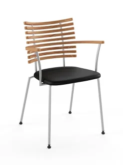 Tiger Armstol, sort læder fra<Naver Collection New