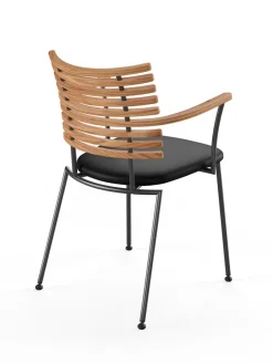 Tiger Armstol, sort læder fra<Naver Collection New