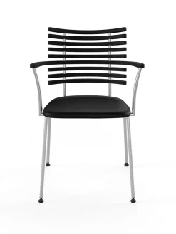 Tiger Armstol, sort læder fra<Naver Collection New