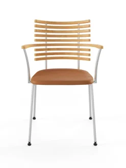 Tiger Armstol, sort læder fra<Naver Collection New