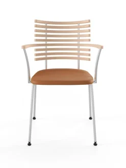 Tiger Armstol, sort læder fra<Naver Collection New