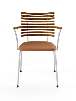 Tiger Armstol, sort læder fra<Naver Collection New