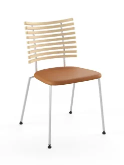 Tiger Stol, creme læder fra<Naver Collection Sale