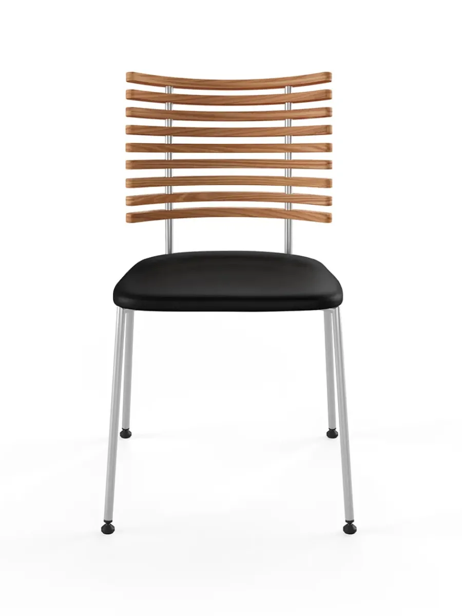 Tiger Stol, sort læder fra<Naver Collection Outlet