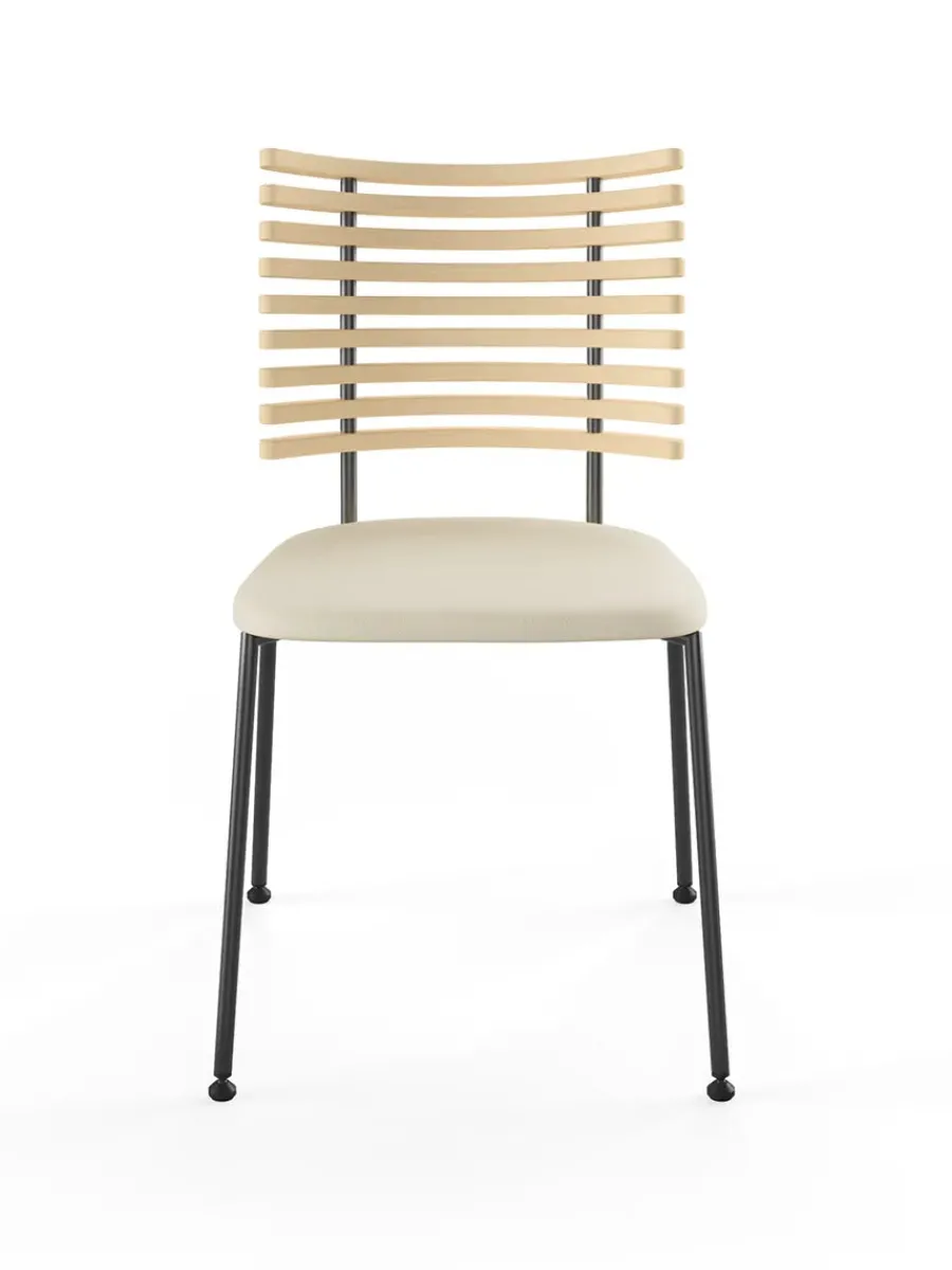 Tiger Stol, sort læder fra<Naver Collection Outlet