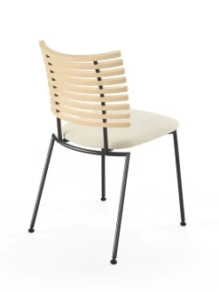 Tiger Stol, sort læder fra<Naver Collection Outlet