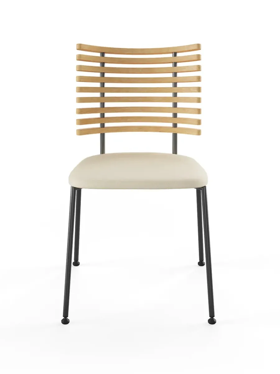 Tiger Stol, sort læder fra<Naver Collection Outlet