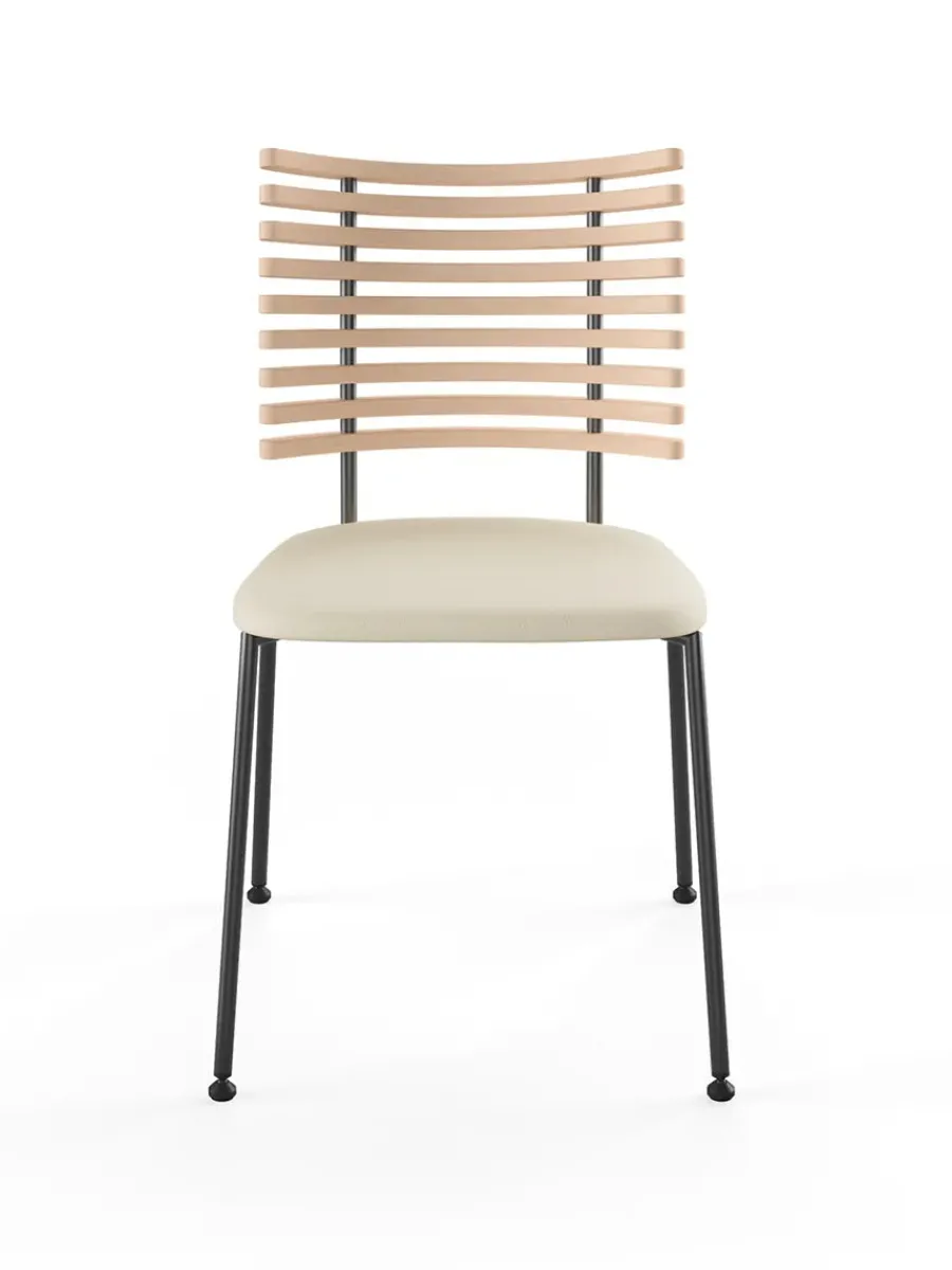 Tiger Stol, sort læder fra<Naver Collection Outlet