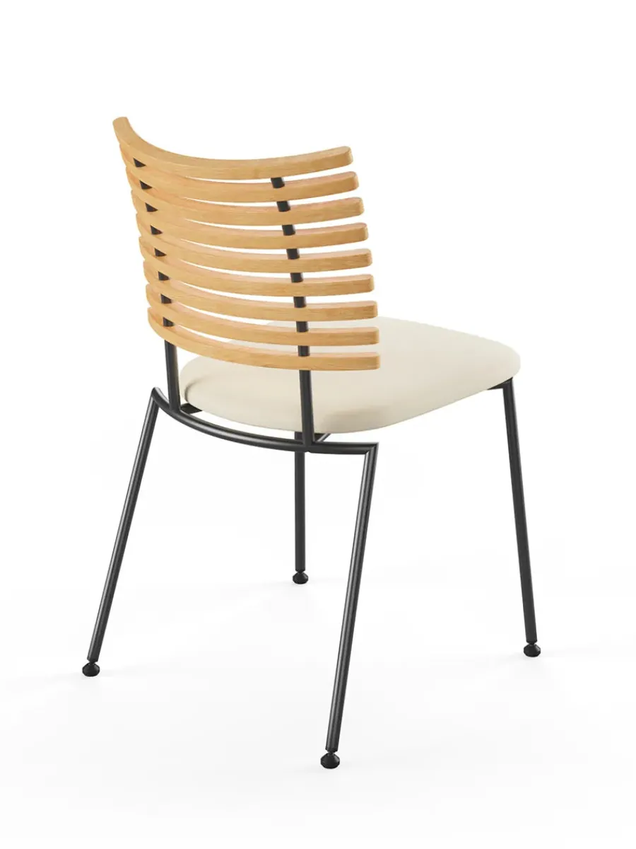 Tiger Stol, sort læder fra<Naver Collection Outlet