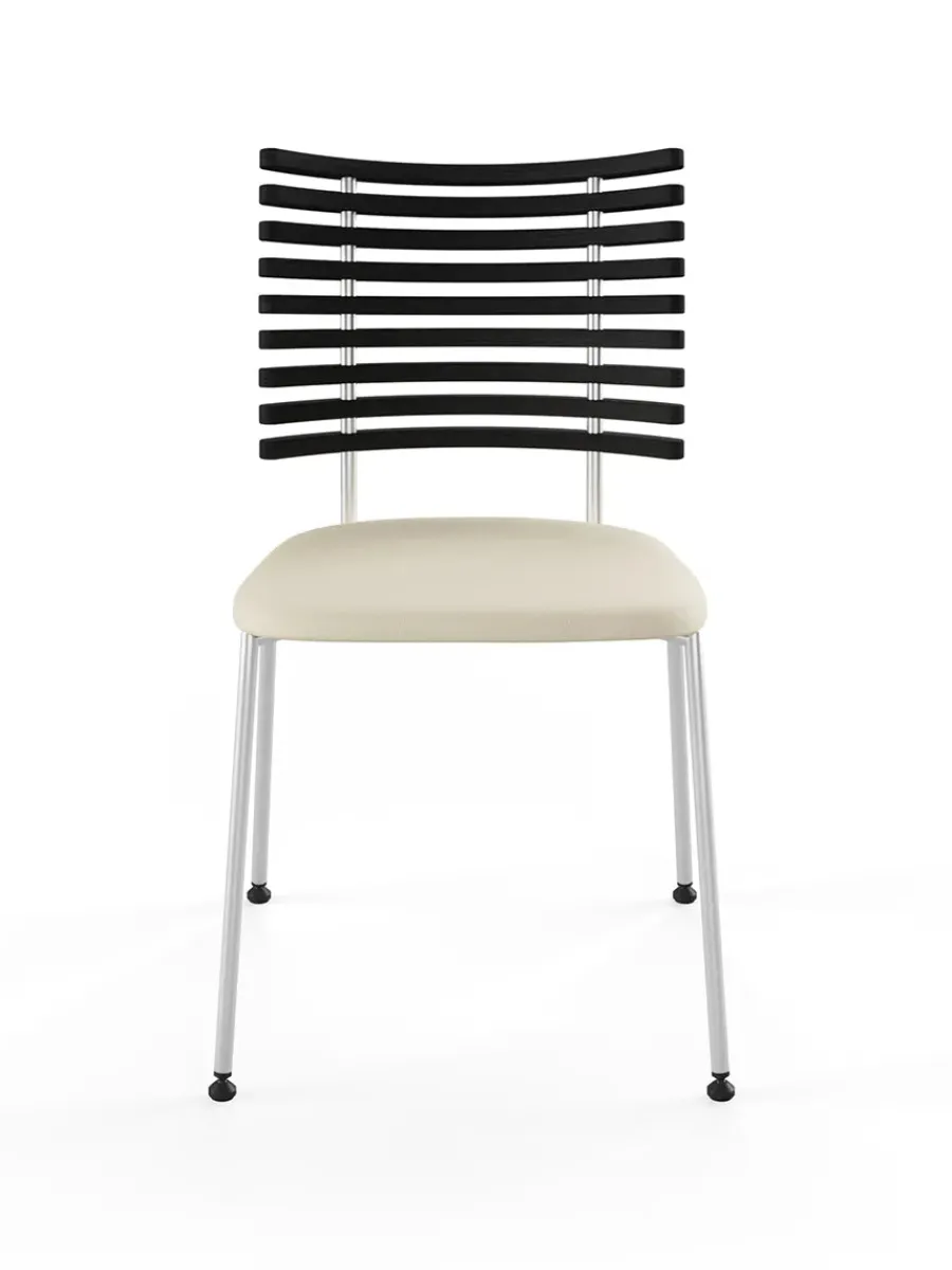 Tiger Stol, sort læder fra<Naver Collection Outlet