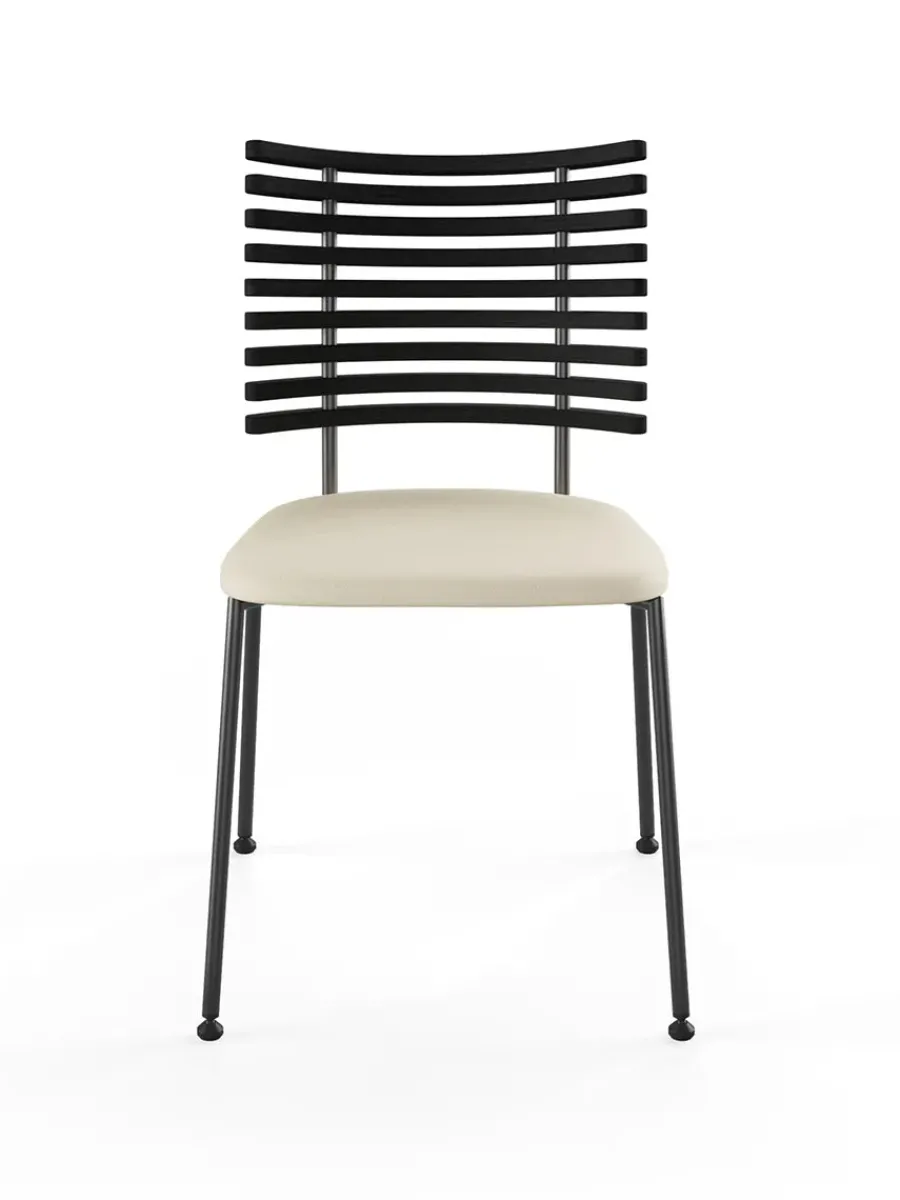 Tiger Stol, sort læder fra<Naver Collection Outlet