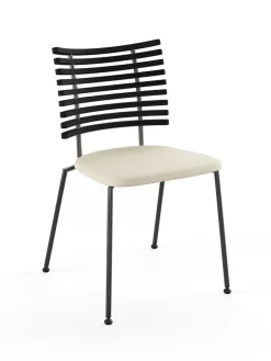 Tiger Stol, sort læder fra<Naver Collection Outlet