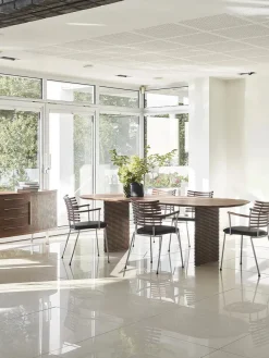 Tiger Stol, sort læder fra<Naver Collection Outlet