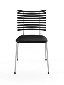 Tiger Stol, sort læder fra<Naver Collection Outlet