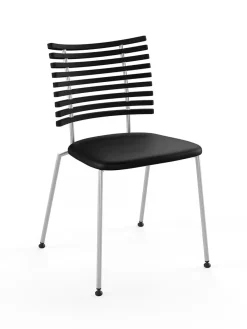 Tiger Stol, sort læder fra<Naver Collection Outlet