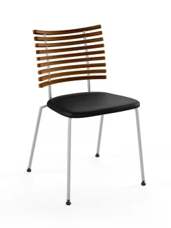 Tiger Stol, sort læder fra<Naver Collection Outlet