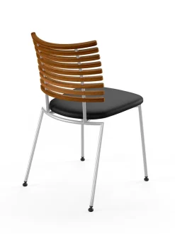 Tiger Stol, sort læder fra<Naver Collection Outlet