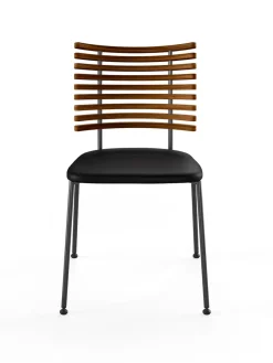 Tiger Stol, sort læder fra<Naver Collection Outlet