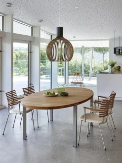 Tiger Stol, sort læder fra<Naver Collection Outlet