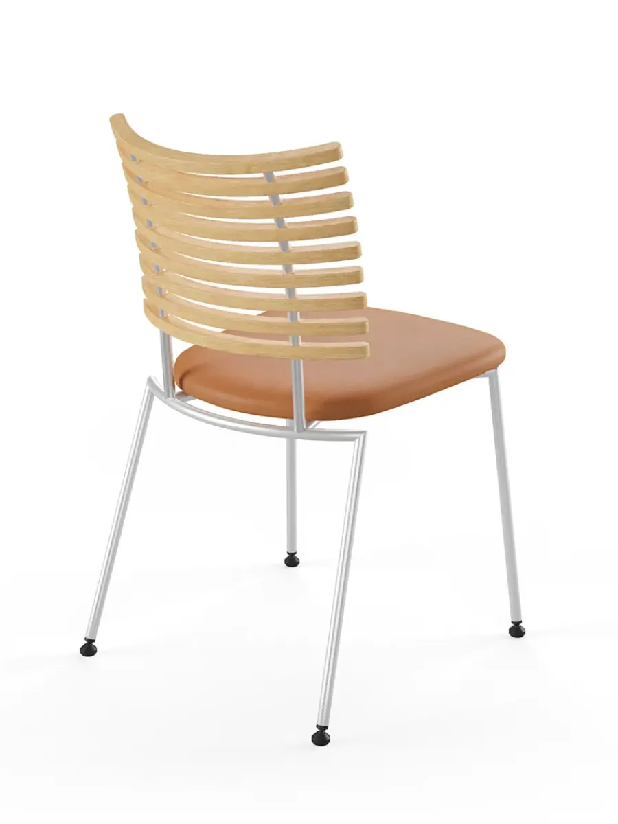 Tiger Stol, sort læder fra<Naver Collection Outlet