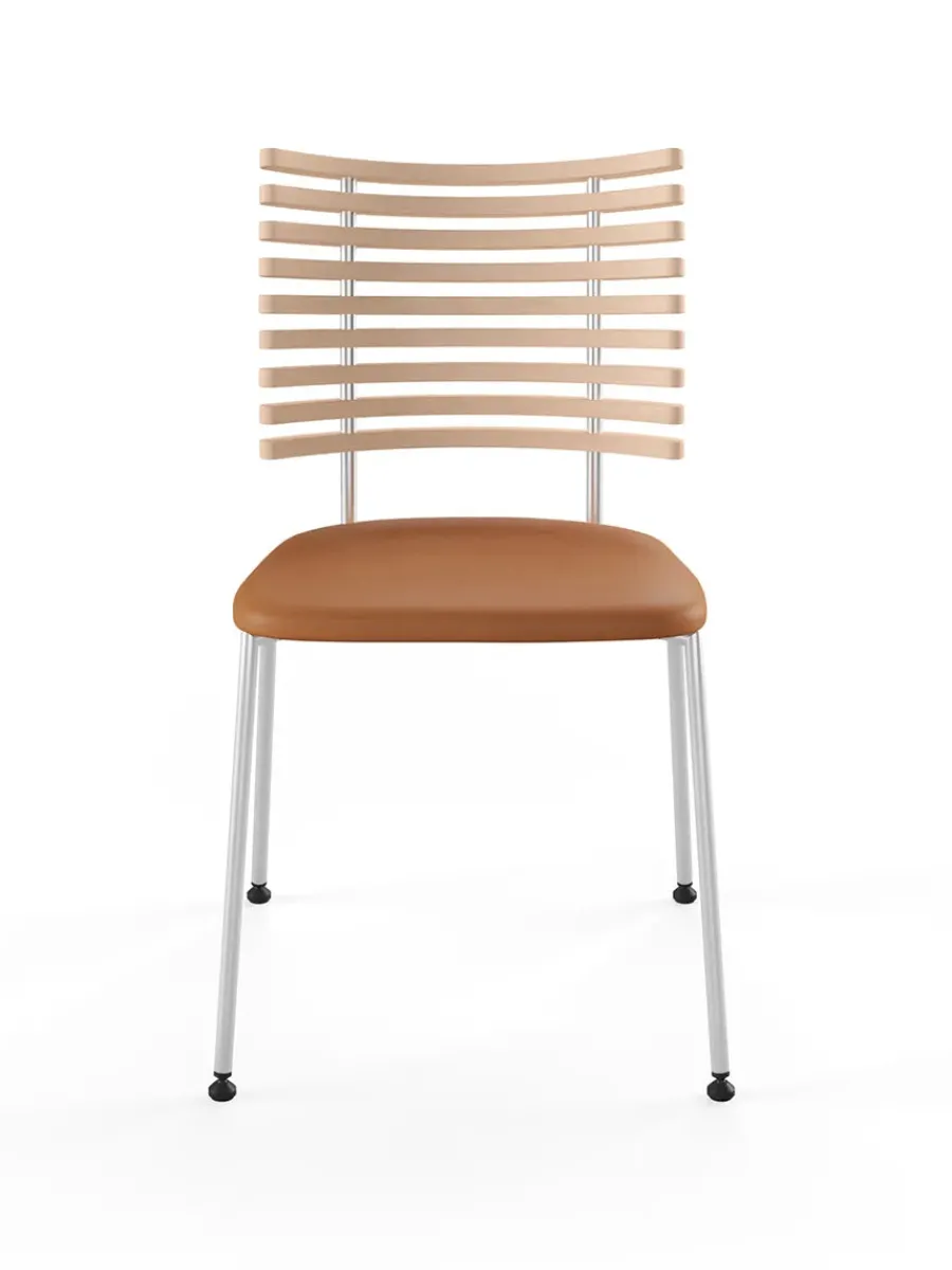 Tiger Stol, sort læder fra<Naver Collection Outlet