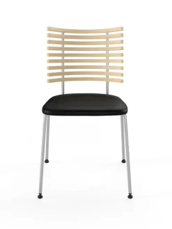 Tiger Stol, sort læder fra<Naver Collection Outlet