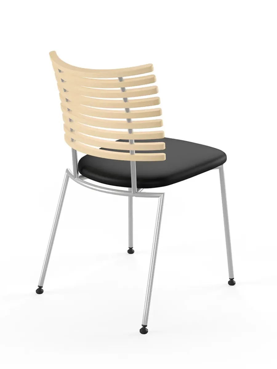 Tiger Stol, sort læder fra<Naver Collection Outlet