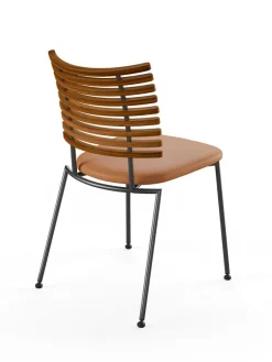 Tiger Stol, sort læder fra<Naver Collection Outlet