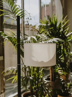 TMM Gulvlampe, valnød fra Santa and Cole<Santa & Cole Hot