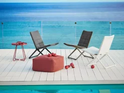 Traveller Lounge Klapstol, soft touch fra<Cane-line Online