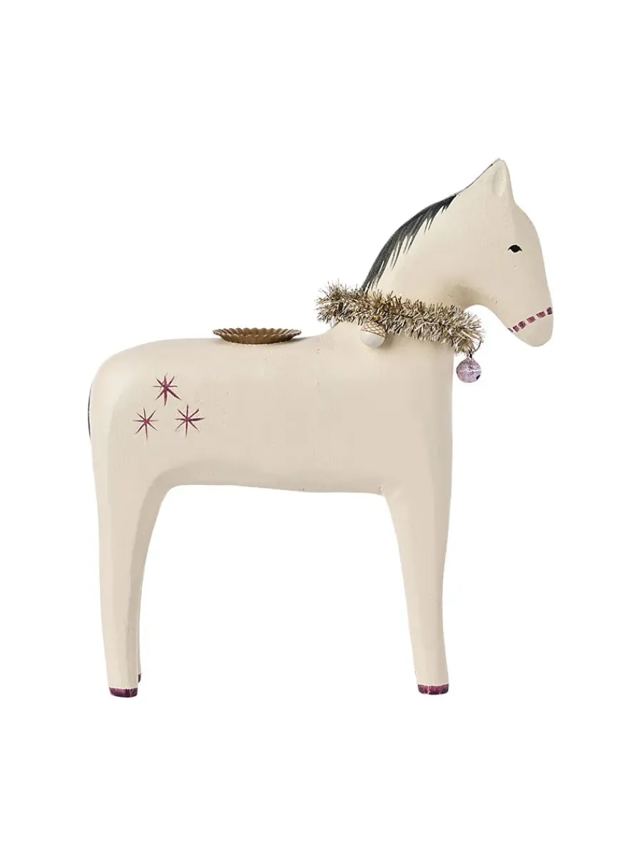 Træhest Lysestage, stor fra<Maileg Clearance