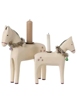 Træhest Lysestage, stor fra<Maileg Clearance