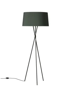 Tripode Gulvlampe fra Santa and Cole, mustard (G5)<Santa & Cole Outlet