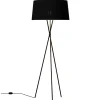 Tripode Gulvlampe fra Santa and Cole, sort (G5)<Santa & Cole Discount