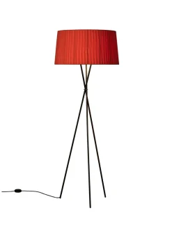 Tripode Gulvlampe fra Santa and Cole, sort (G5)<Santa & Cole Discount