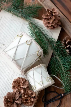 Tromme Ø11 cm, creme fra<Ib Laursen Best