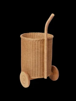 Tukki Trolley – naturlig rattan vogn fra<Ferm Living Outlet