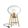 U4 Hiti Bordlampe, klart glas/eg fra<FDB Møbler Sale