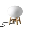 U6 Mini Hiti Bordlampe, opalt glas/eg fra<FDB Møbler Clearance