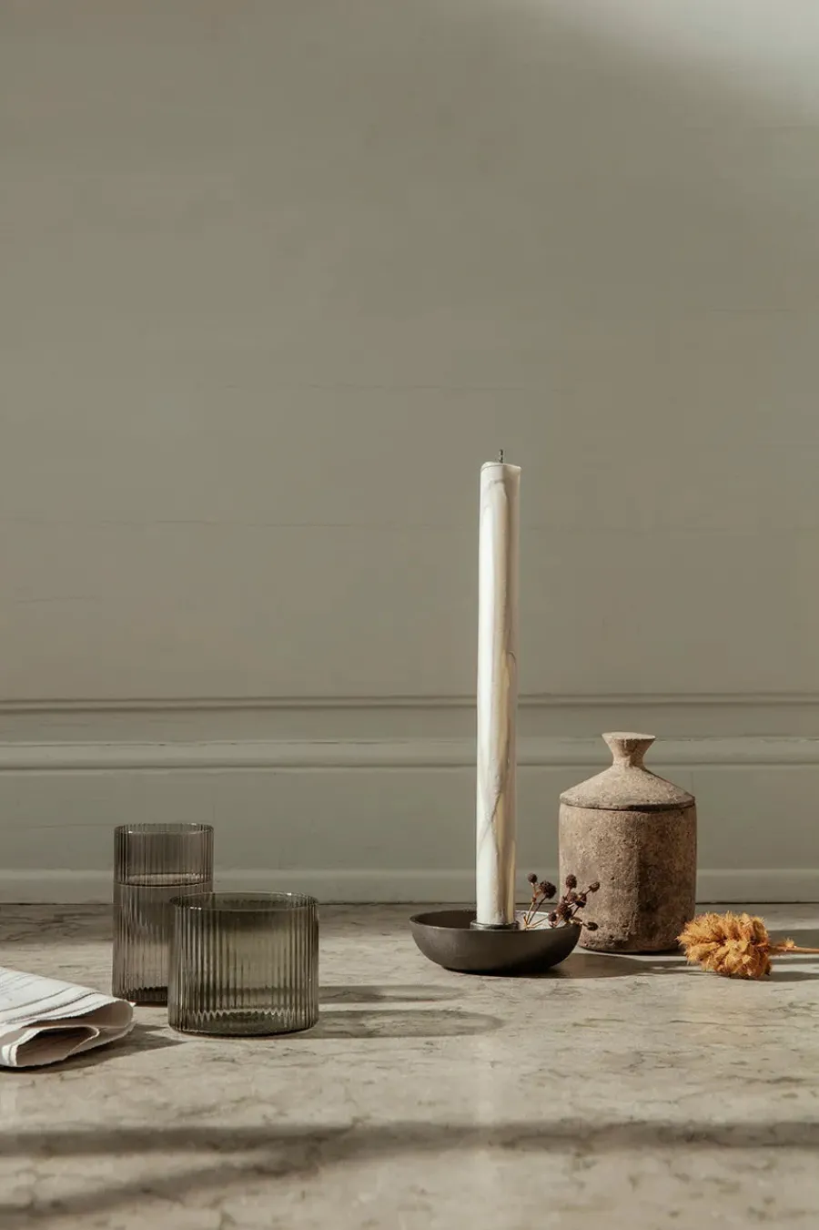 Ura duftlys, Burned Sienna fra<Ferm Living Sale