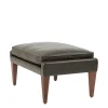 V11 Ottoman, smooth leather coffee fra<GUBI Best