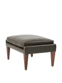 V11 Ottoman, smooth leather coffee fra<GUBI Best