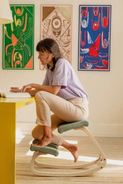 Variable Balans Stol fra sort ask<Variér Outlet