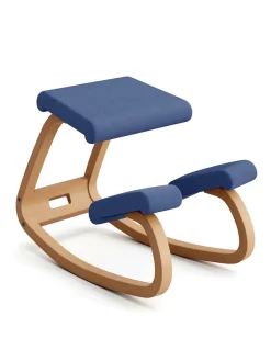 Variable Balans Stol, light brown wood/reflect 984 fra<Variér Best