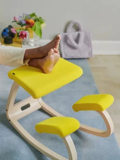 Variable Balans Stol, light brown wood/reflect 984 fra<Variér Best