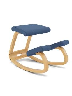 Variable Balans Stol, light brown wood/reflect 984 fra<Variér Best