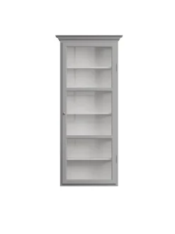 Væghængt Vitrineskab Classic V4, sort fra<Lindebjerg Design New
