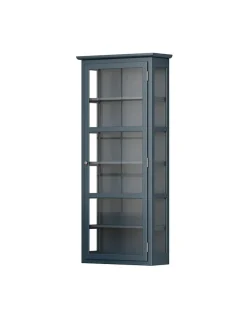 Væghængt Vitrineskab N4, green fra<Lindebjerg Design Online